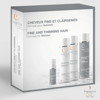 Capilia Fine and Thinning Hair Formula for Women kit