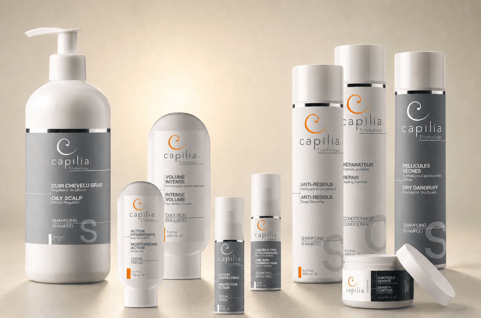 Thumbnail of Capilia trichology products