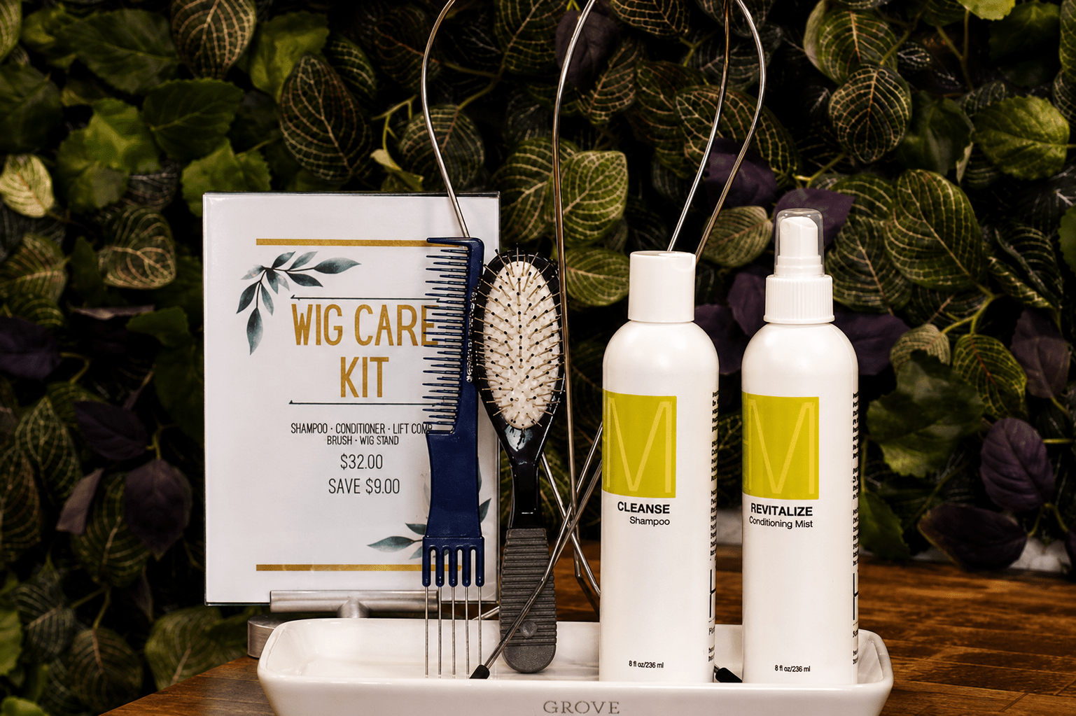 Thumbnail of a wig care kit